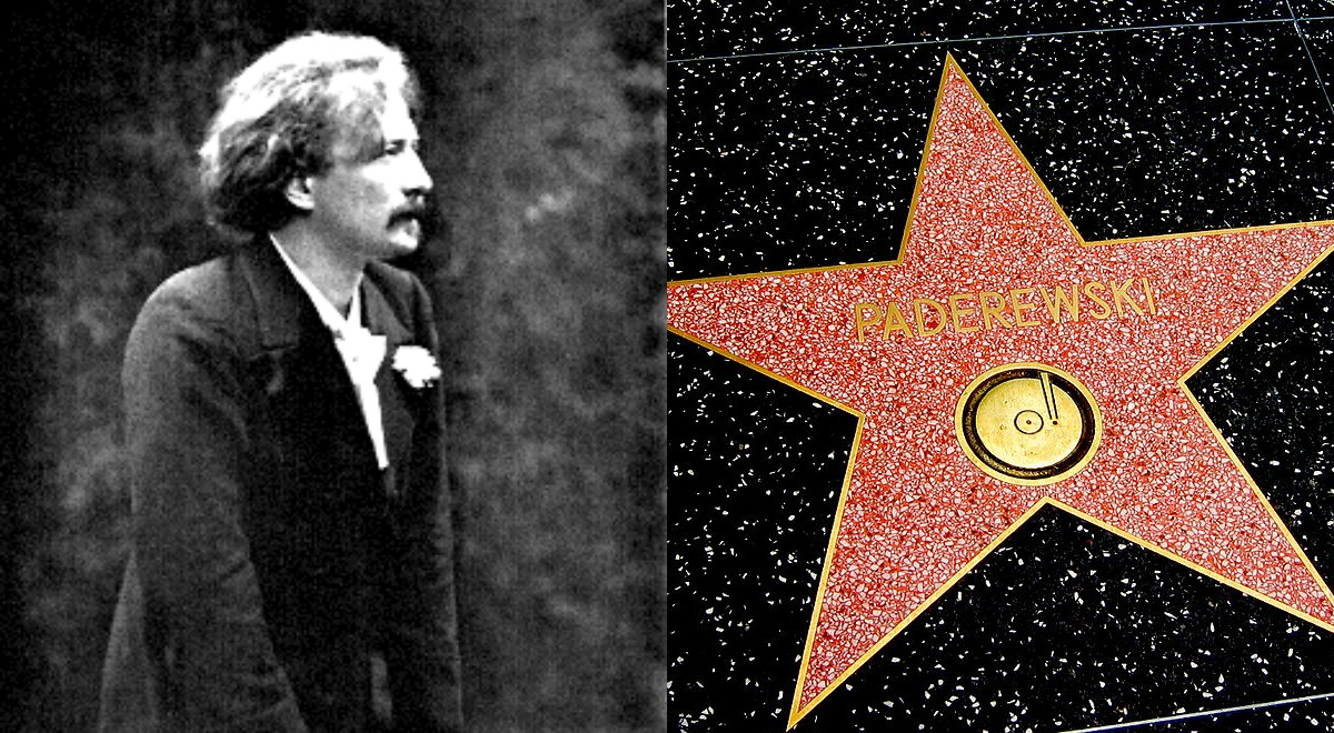 Paderewski's star in Hollywood